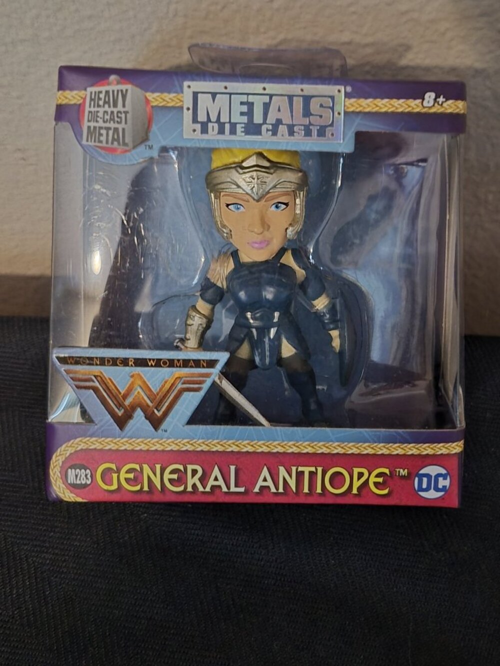 Metal Die Cast "General Antiope" from Wonder Woman  3" tall NIB